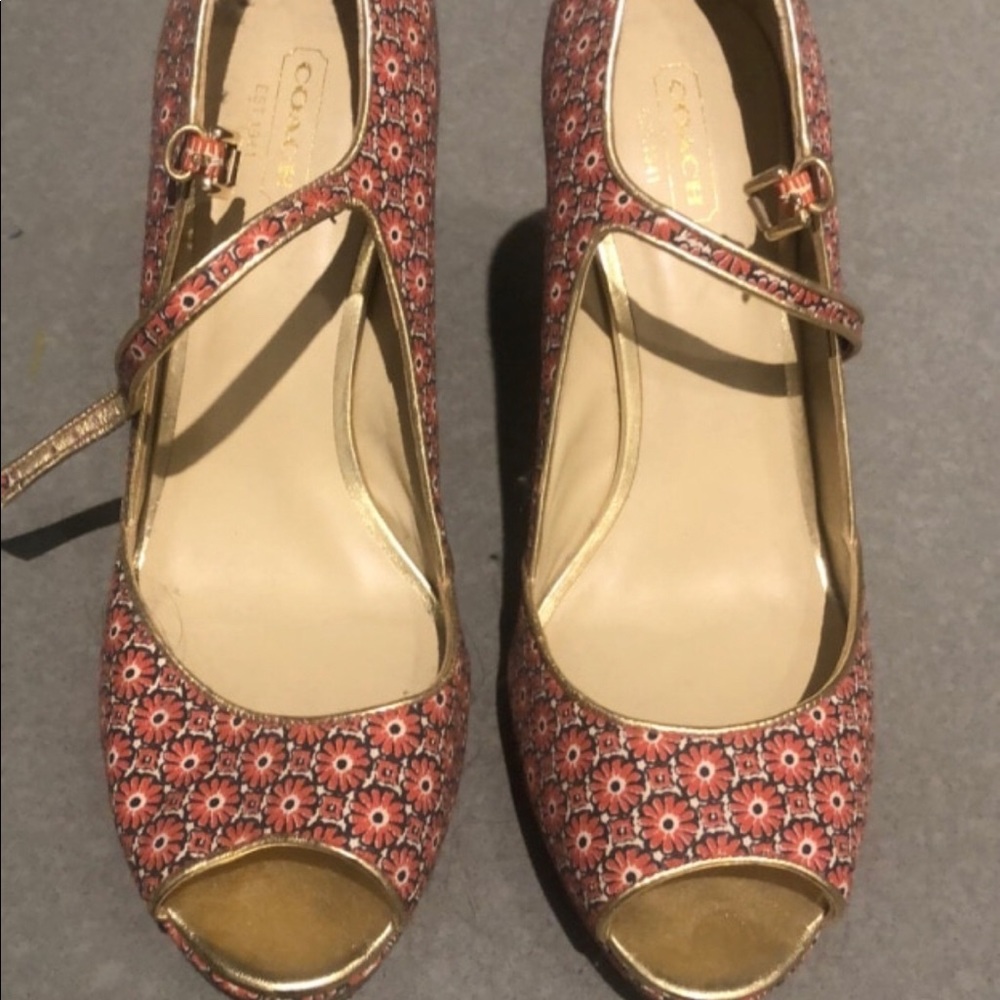Flower Coach shoes